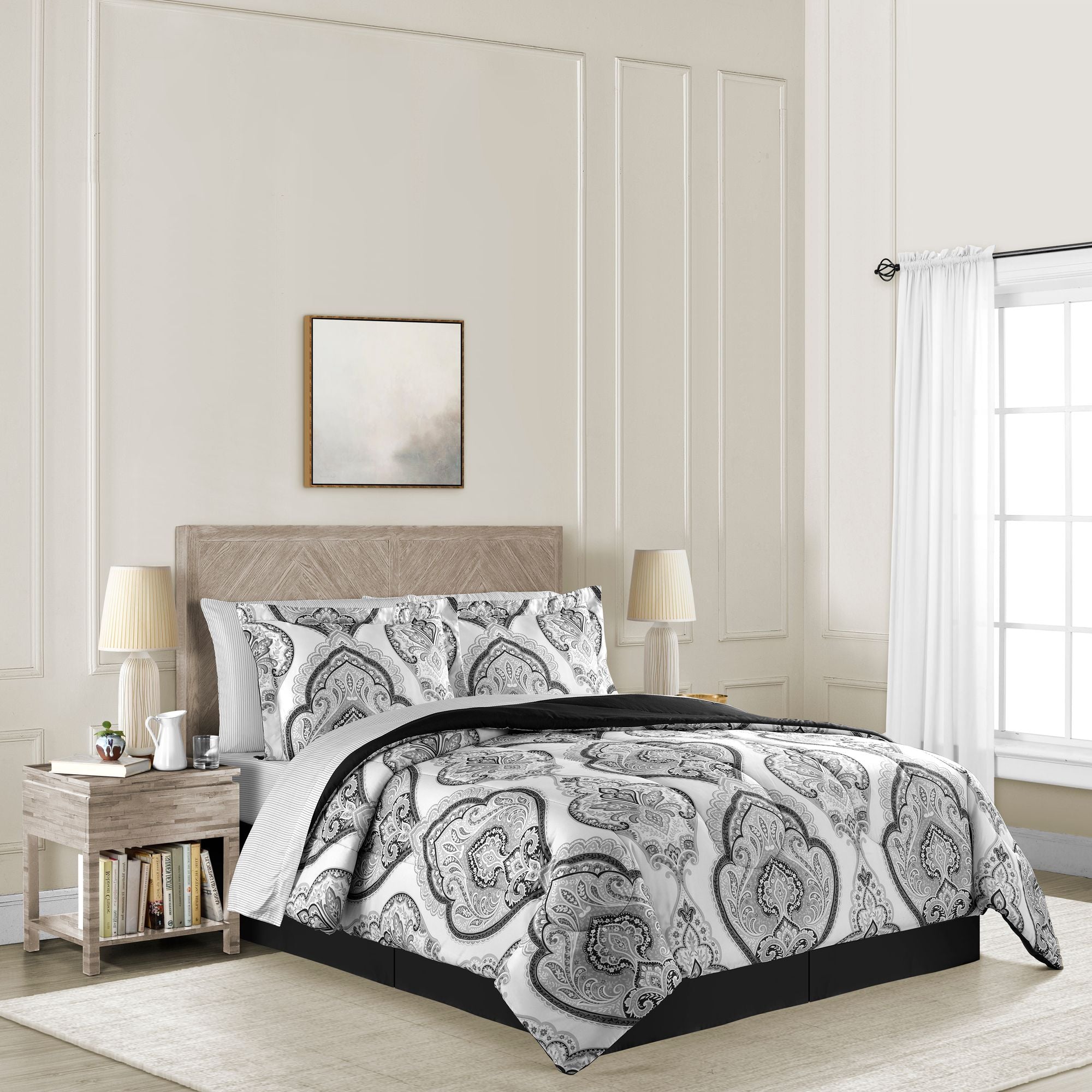 Edwin 8 Piece Comforter Set