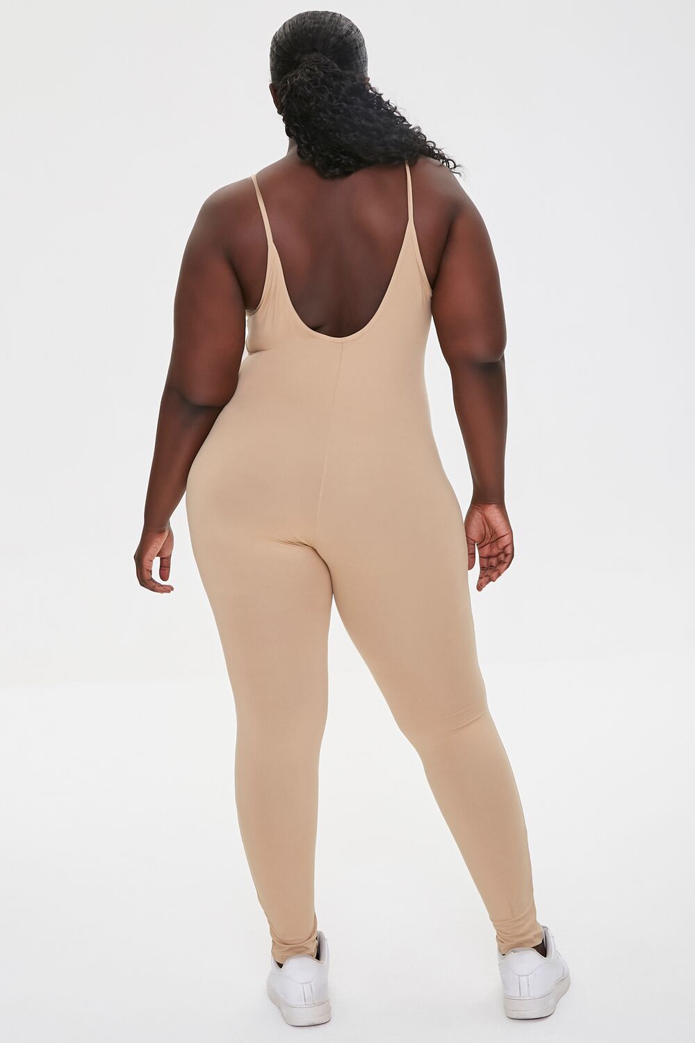 Plus Size Cami Scoop Jumpsuit