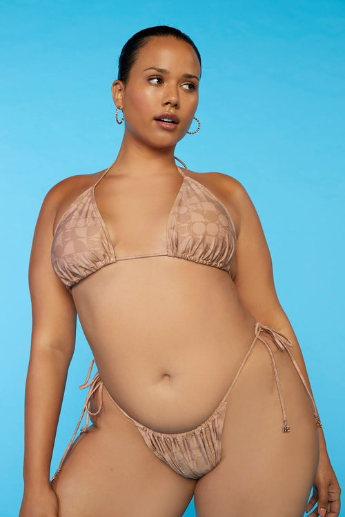 Choose options PLUS SIZE SPORTS ILLUSTRATED GEO PRINT BIKINI BOTTOMS