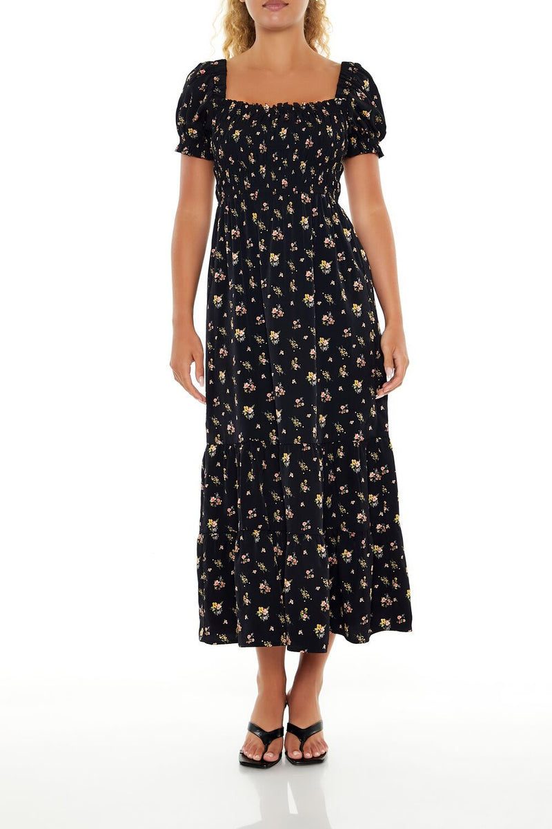 forever 21 floral long sleeve dress Puff-Sleeve category_new arrival Key Differences Between A Sleeve Length:Half sleeve