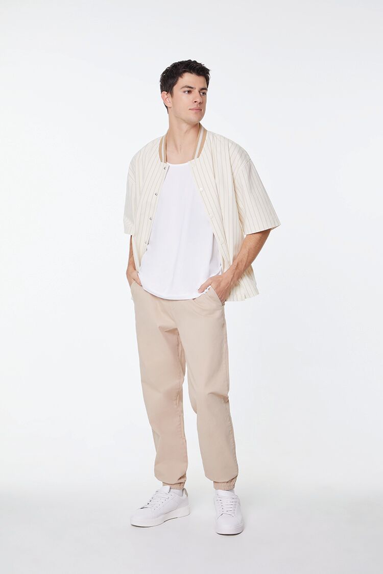 Twill Drawstring Joggers