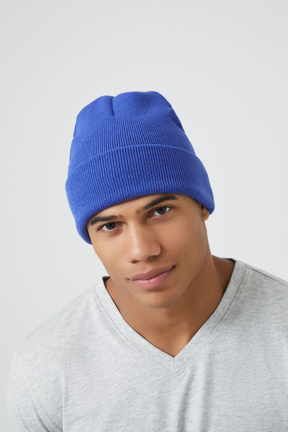 Ribbed Foldover Beanie