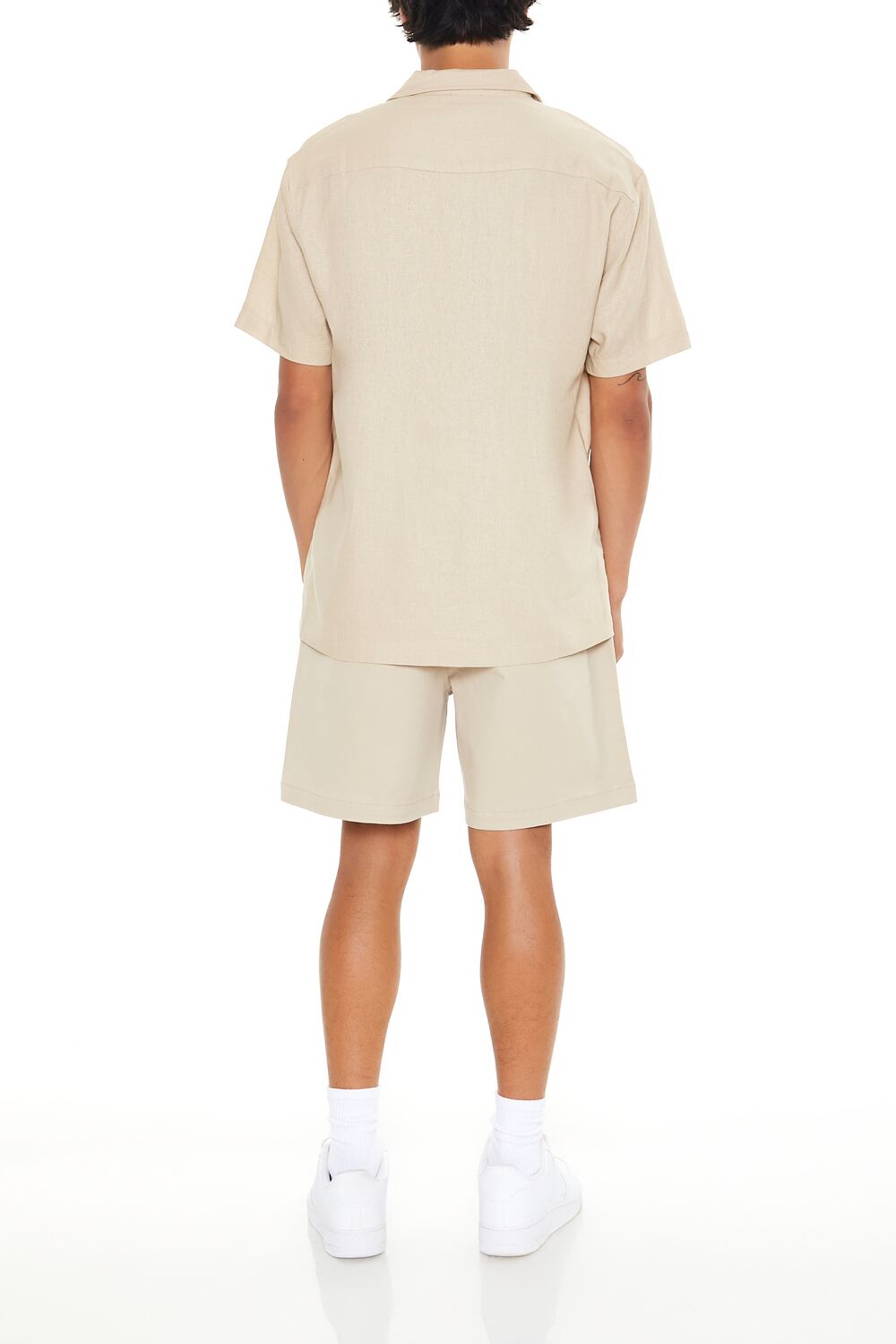 Vented-Hem Drawstring Shorts