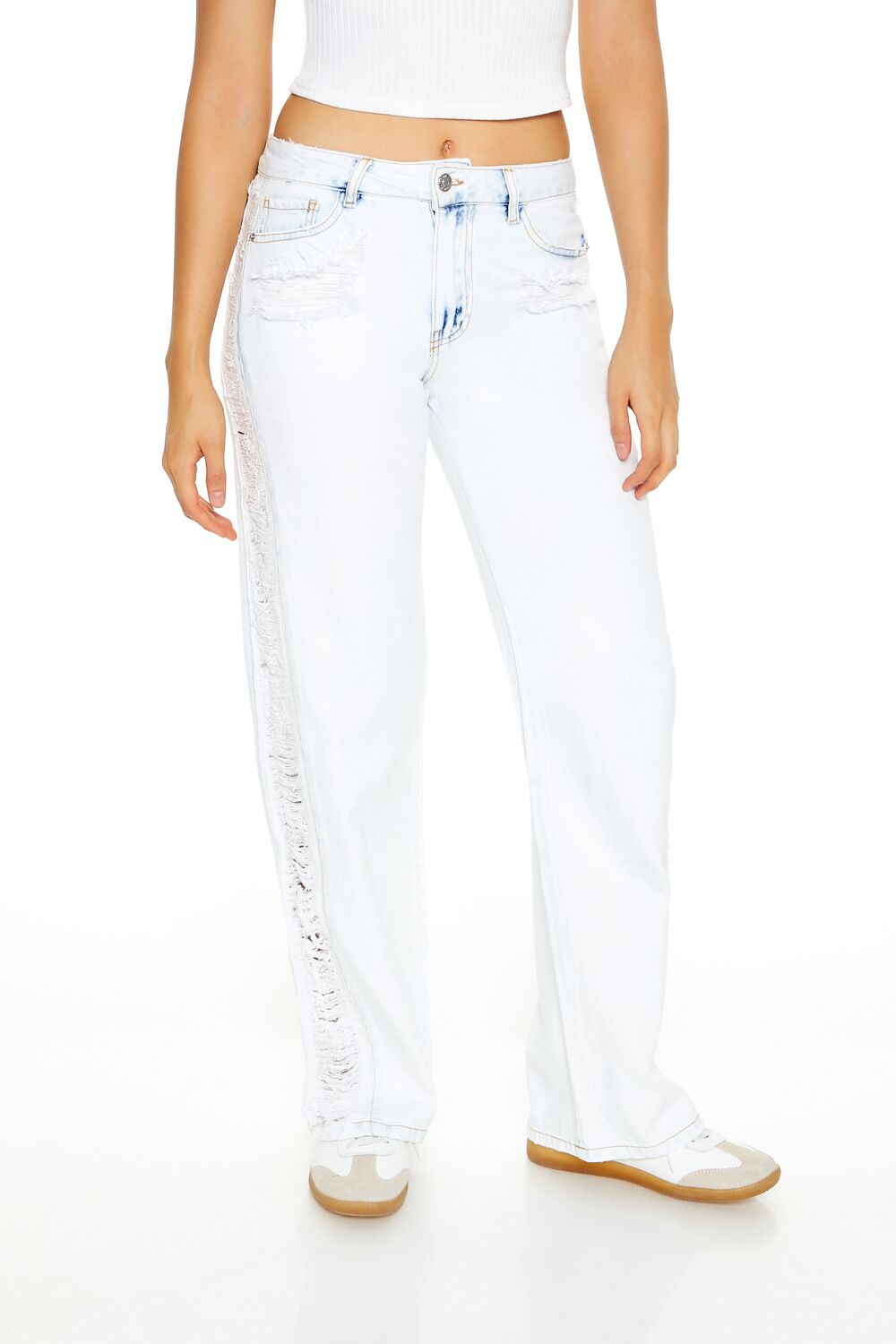 【COLOR iN ID】destroyed washing jeans Slim Selvedge Jean in Destroyed Broome Wash