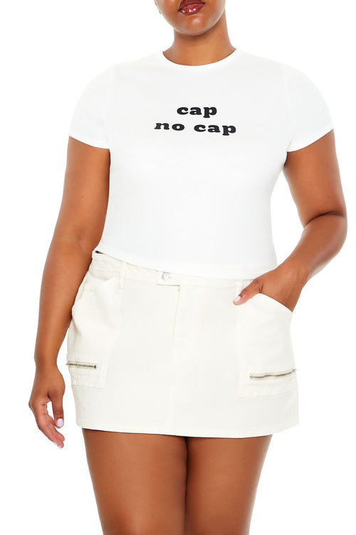 Choose options PLUS SIZE CAP NO CAP BABY TEE