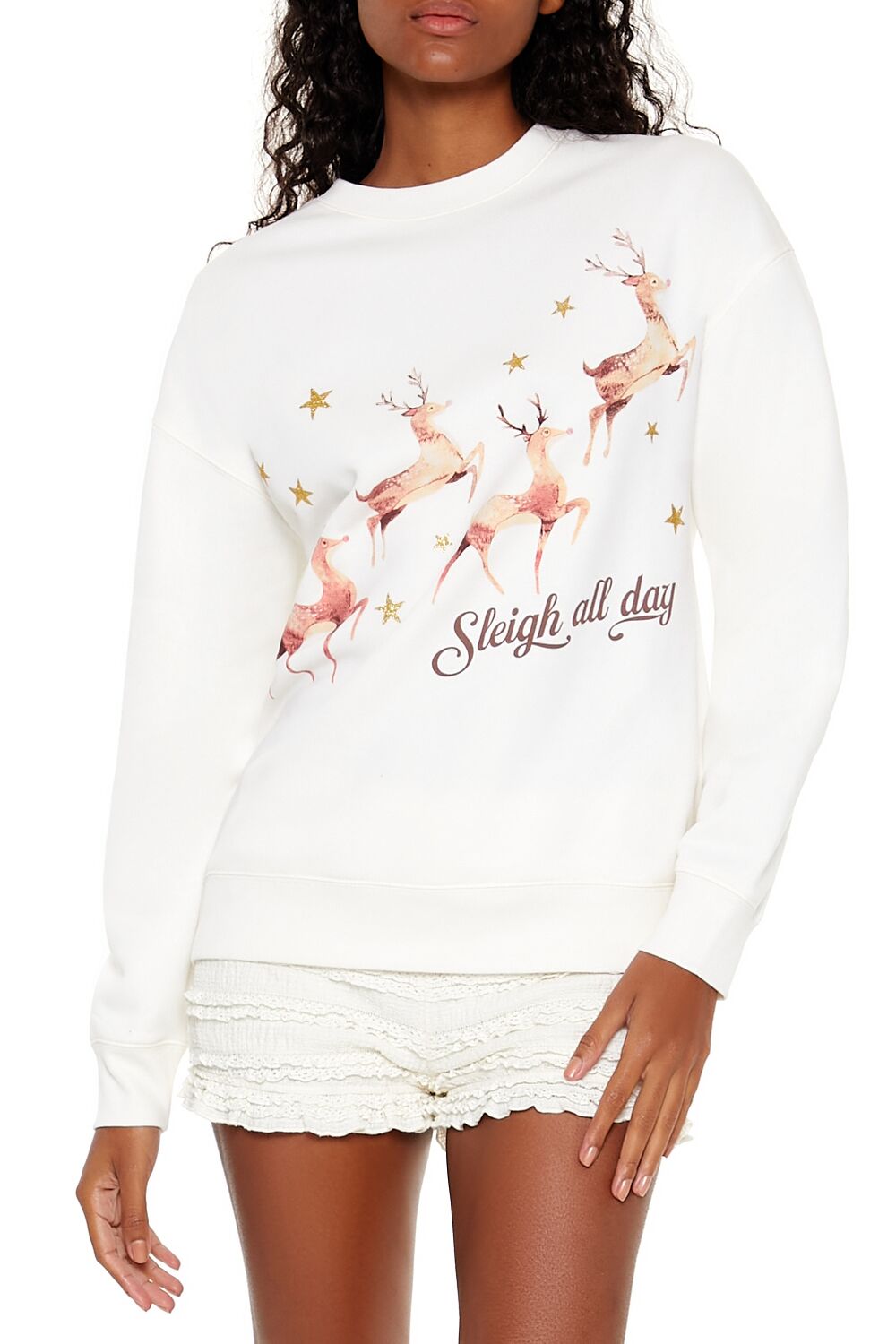 Sleigh All Day Reindeer Pullover Sleigh All Day Reindeer Pullover