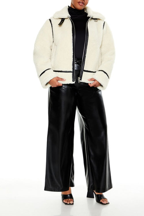 Choose options PLUS SIZE FAUX LEATHER PANTS