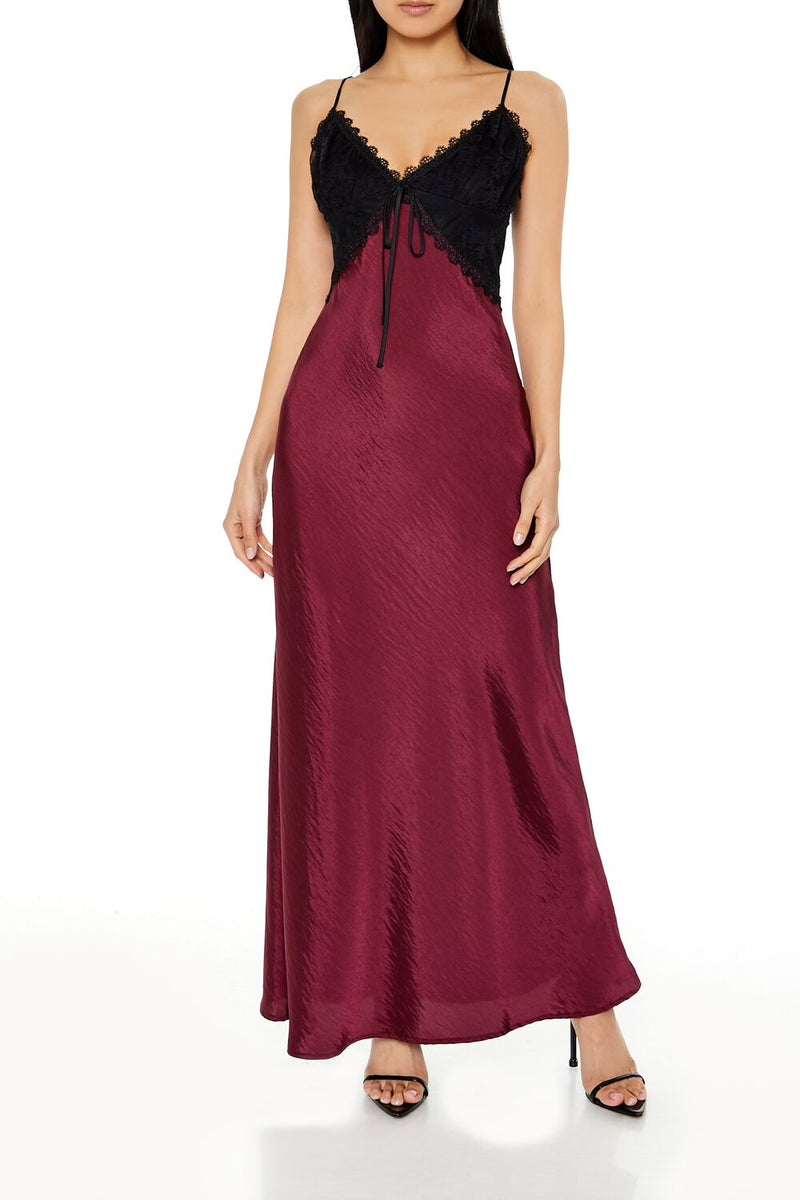 satin cami slip dress forever 21 Satin Cutout Cami Slip Dress