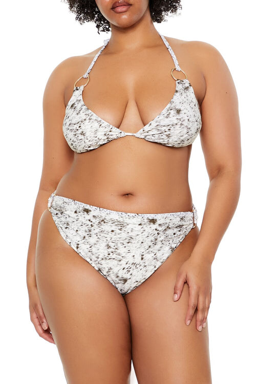 Choose options PLUS SIZE HORSE TRIANGLE BIKINI TOP
