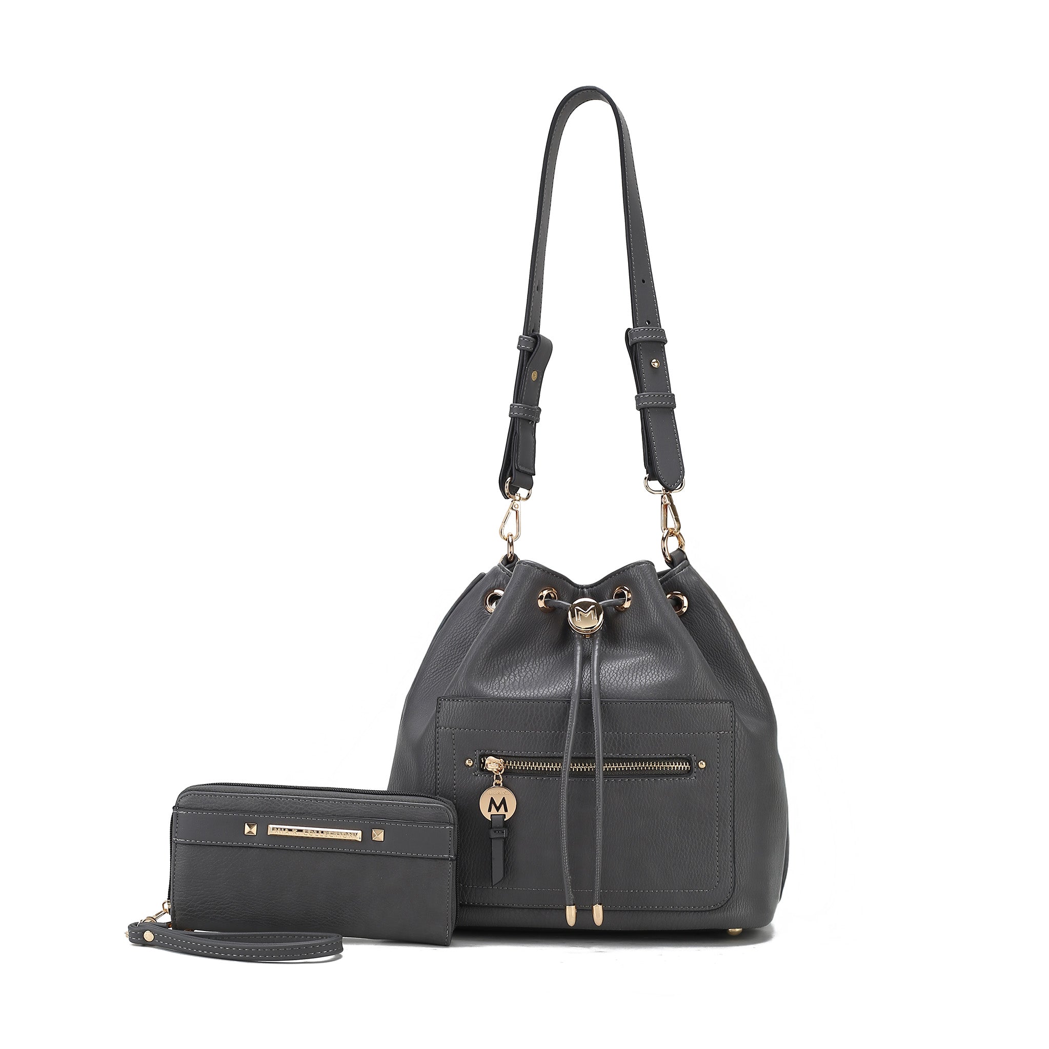 Larissa Bucket Bag and Wallet Set