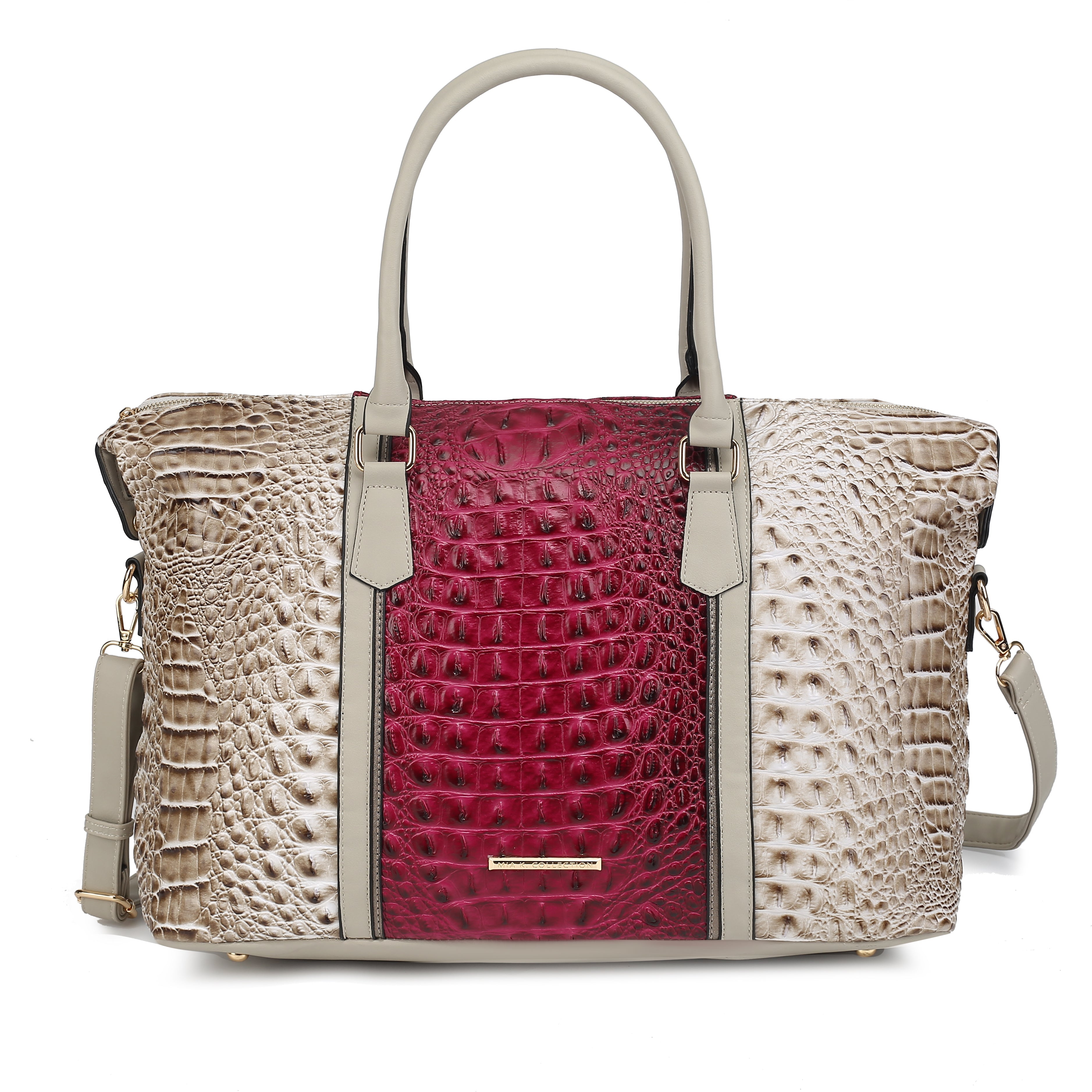 Raven Croc Embossed Duffel Bag