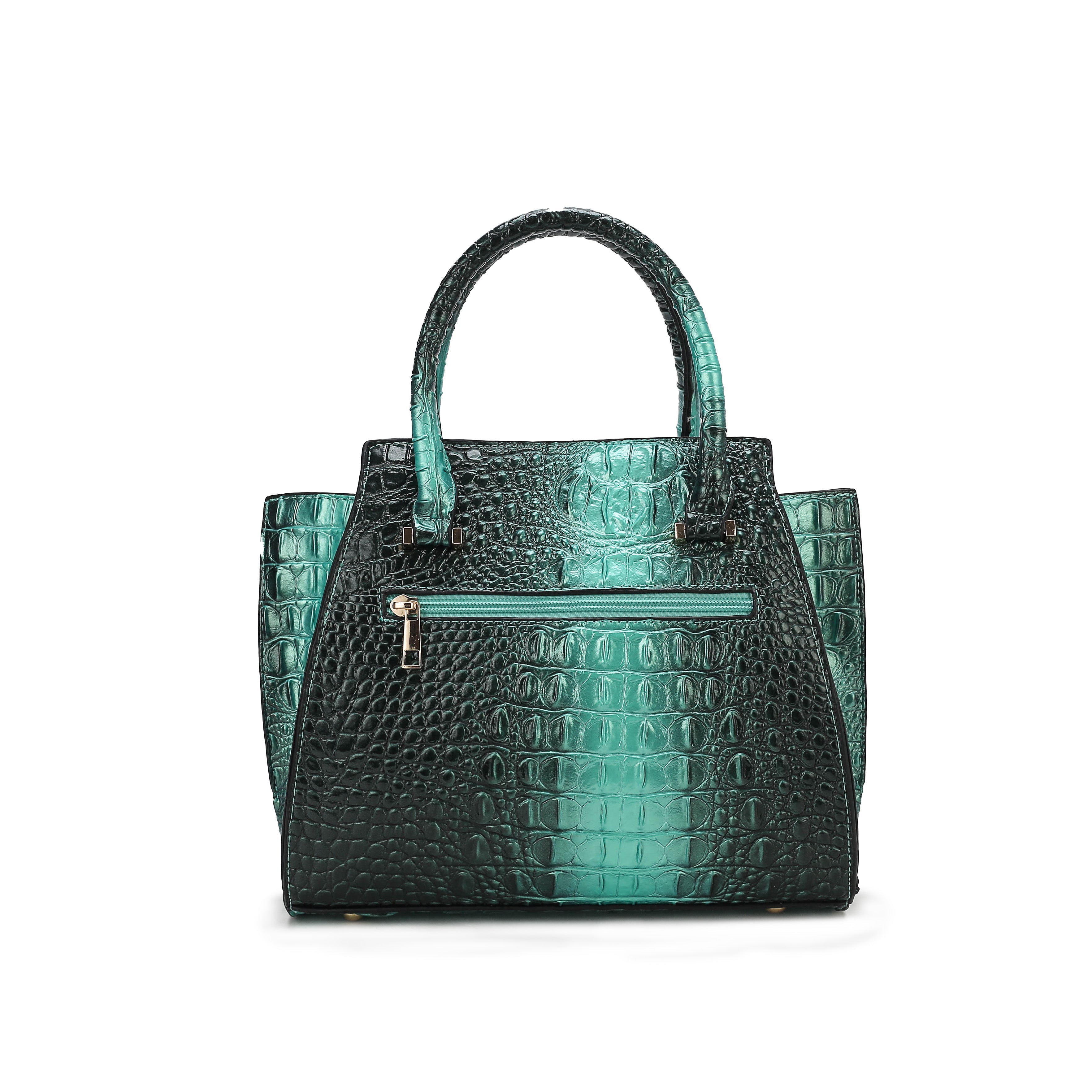 Bently Croc-Embossed Tote and Set