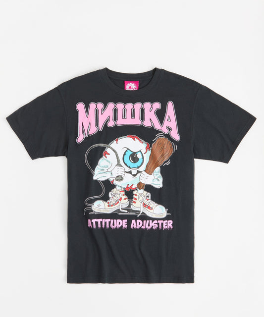 Mishka Attitude Adjuster Short Sleeve Tee - Black