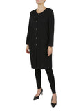 Button Front Long Tunic