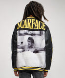 Scarface the World Varsity Jacket - Yellow
