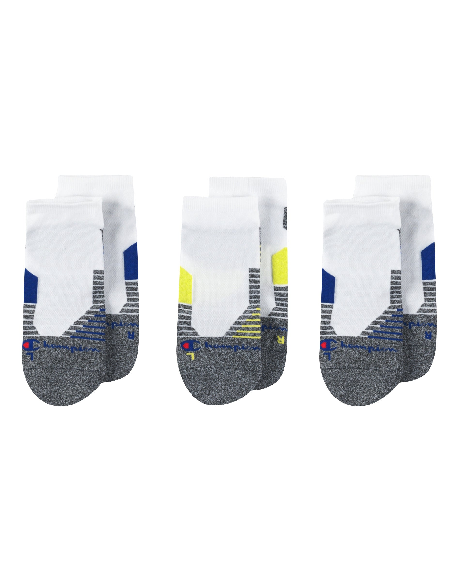 Champion Men's Sport 3 Pack No Show Socks
