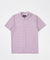 Diamond Plate Towel Color Blocked Short Sleeve Button Down Shirt - Mauve