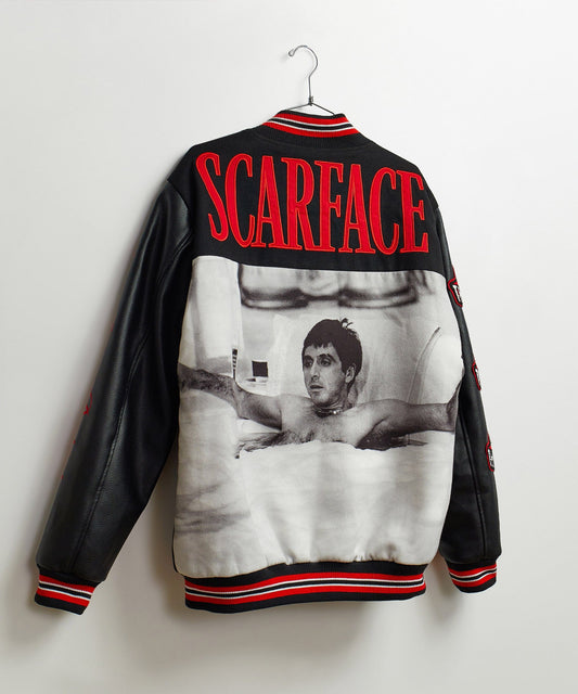 Scarface the World Varsity Jacket - Black