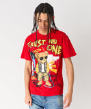 Trust No One Short Sleeve Tee - Red