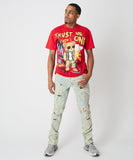 Trust No One Short Sleeve Tee - Red
