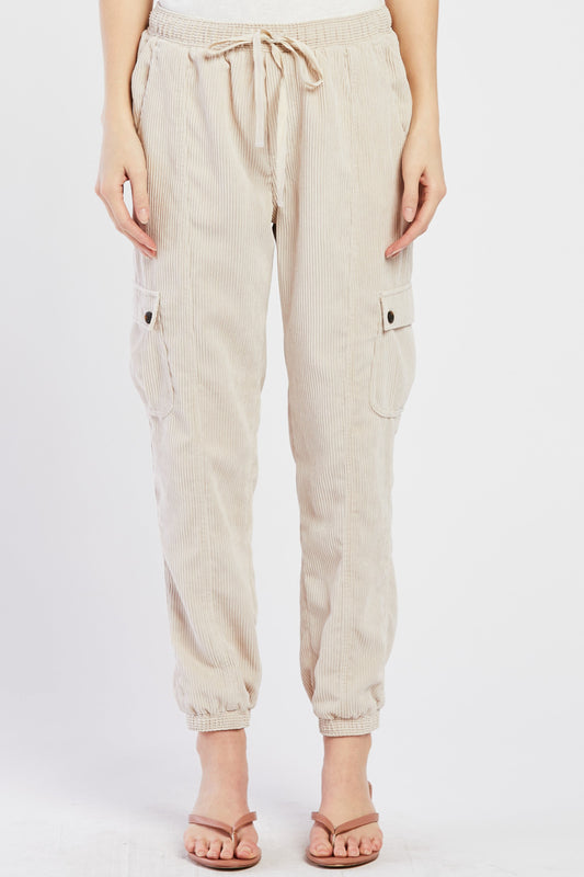 Sylvia Pull On Corduroy Jogger