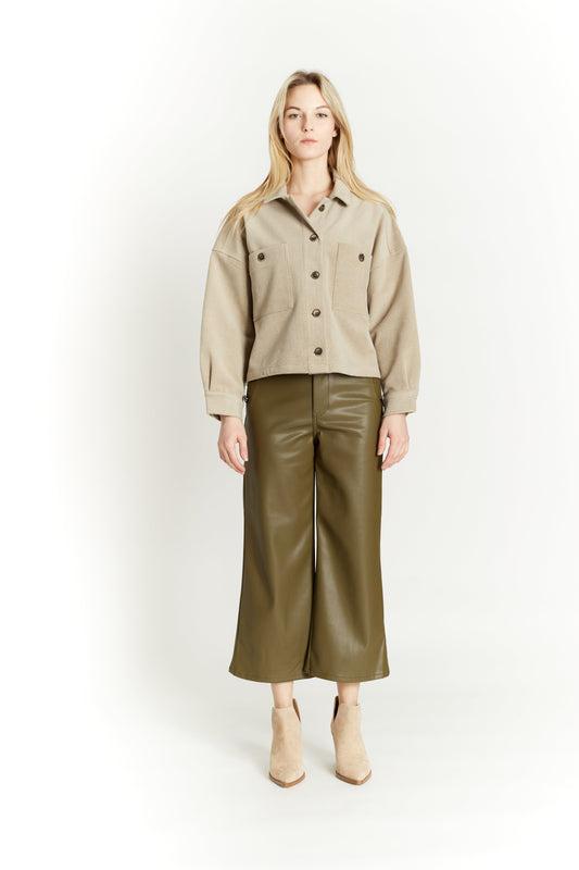 Cropped Shacket by Oat New York