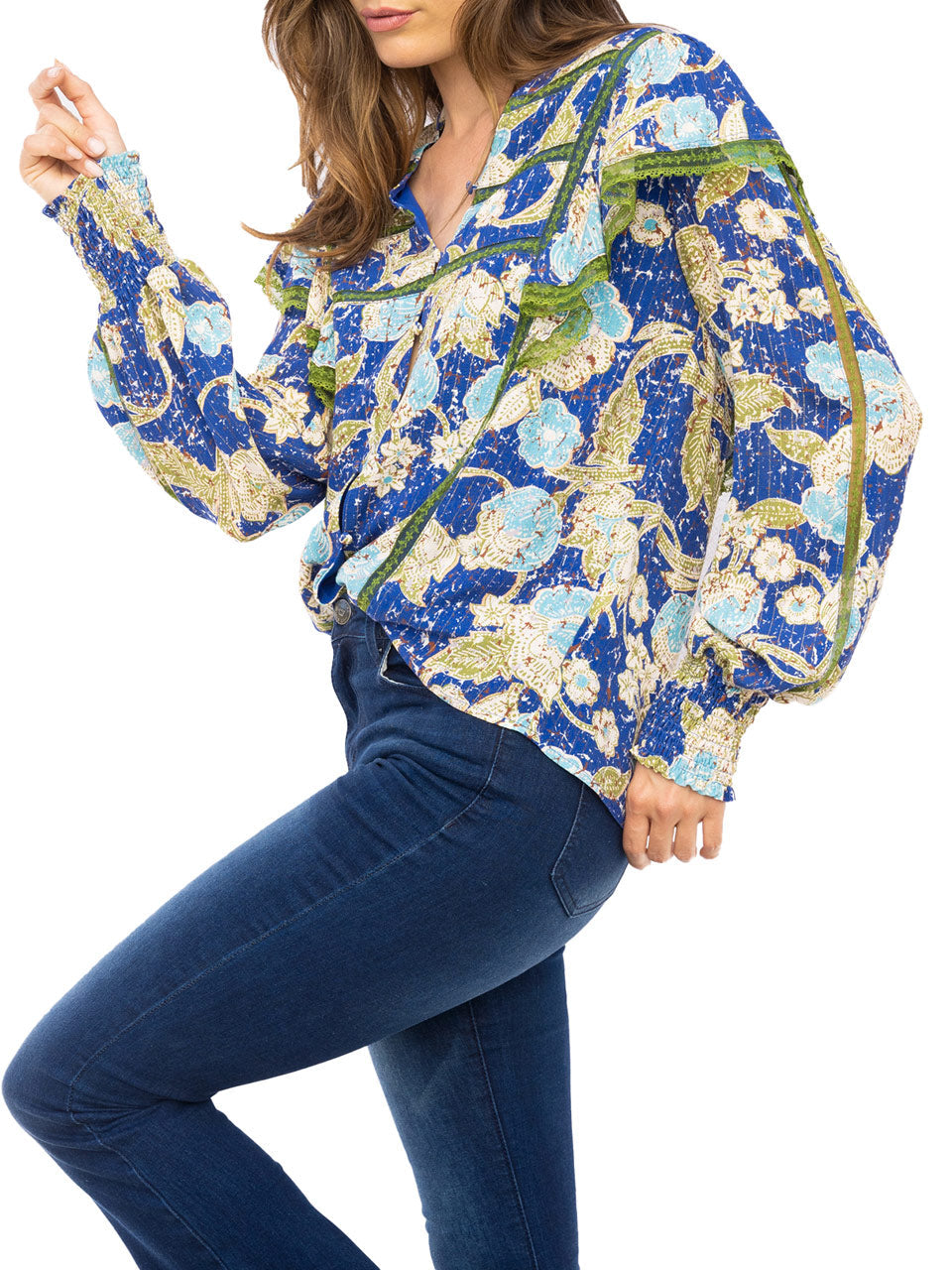 Asra Ruffle Top