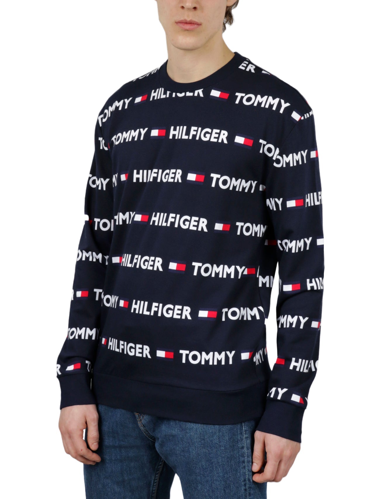 Printed Long Sleeves Crewneck