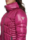 Quilted Puffer Jacket Magenta