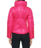 Quilted Puffer Jacket Hot Pink