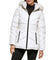 Faux Fur Trim Puffer Jacket Milk