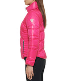 Quilted Puffer Jacket Hot Pink