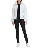 Quilted Puffer Jacket Cream