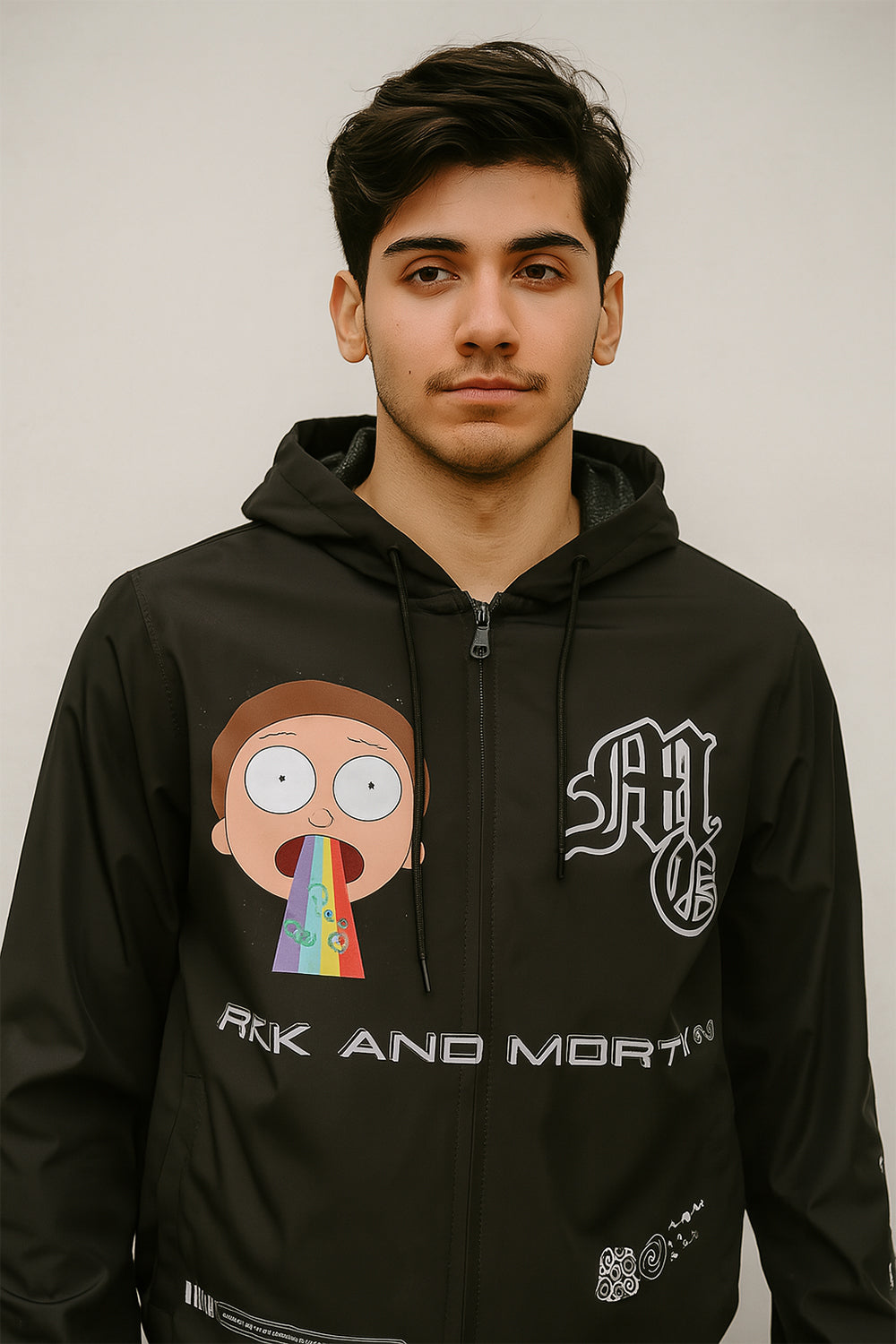 Rick And Morty Taslon Light Weight Jacket