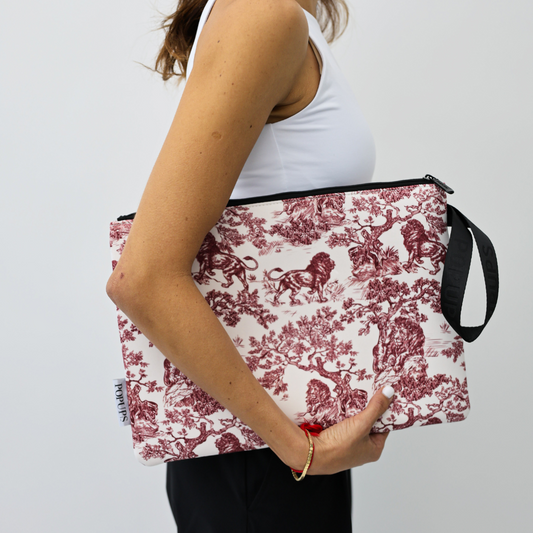 LAPTOP SLEEVE LION TOILE