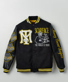 Scarface the World Varsity Jacket - Yellow