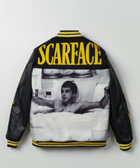 Scarface the World Varsity Jacket - Yellow