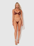 Hollywood Heartthrob Push Up Bra - Chocolate