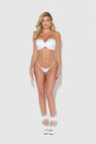 Hollywood Exxtreme Push Up Strapless Bra - White