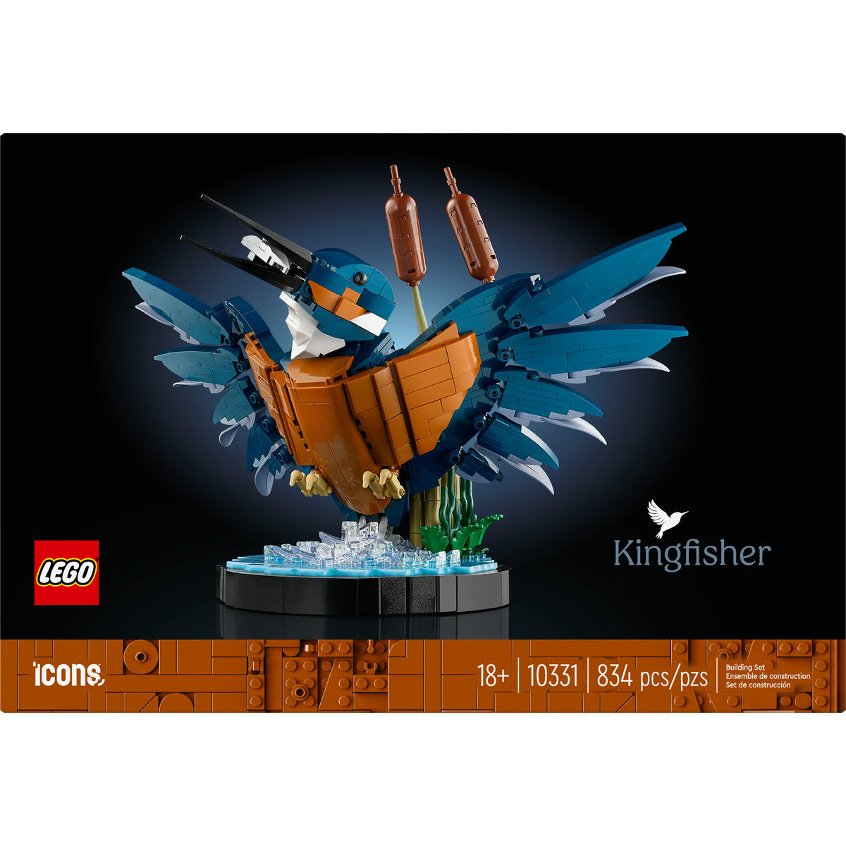 LEGO® Icons Kingfisher Bird Building Set 10331