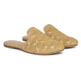 Andrea - Beige Mules