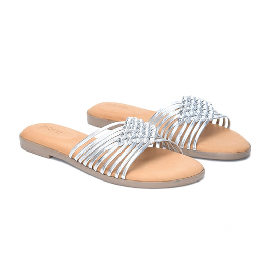 Elena - Silver Sandals