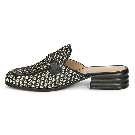 Sain - Black Heel Loafers