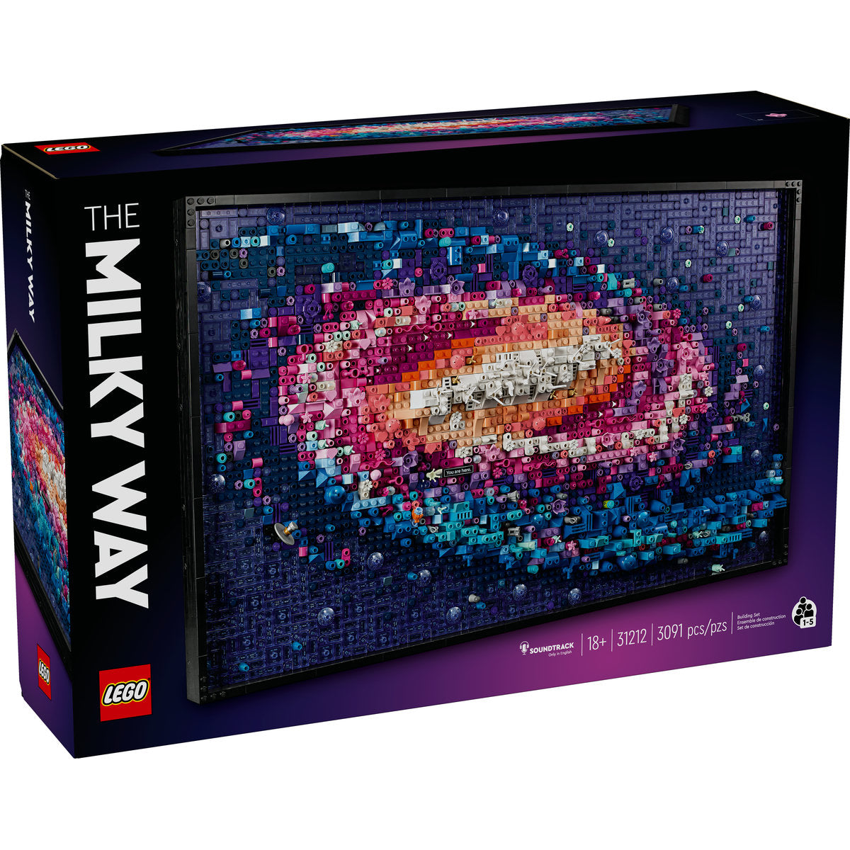 LEGO® Art the Milky Way Galaxy Wall Art Set 31212