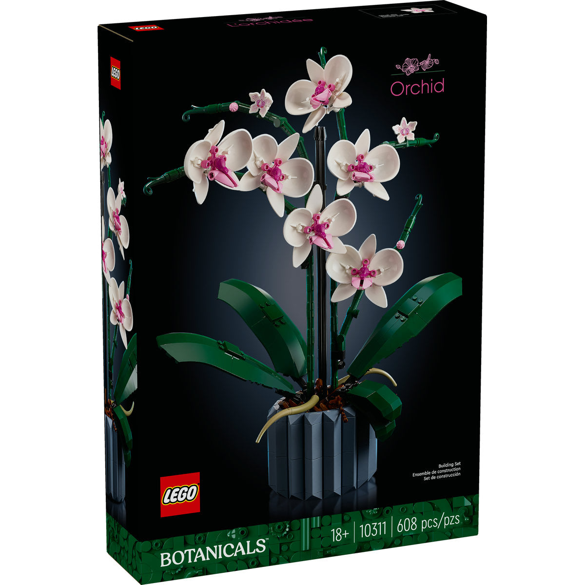 LEGO® Orchid 10311 Plant Decor Building Kit 608 Pieces