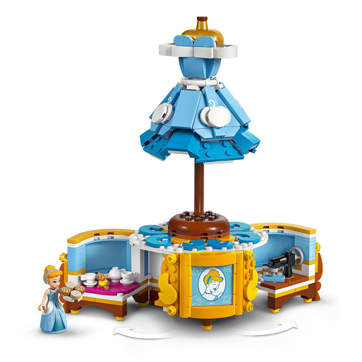LEGO® ǀ Disney Princess Cinderella’s Dress Building Kit With Character 43266