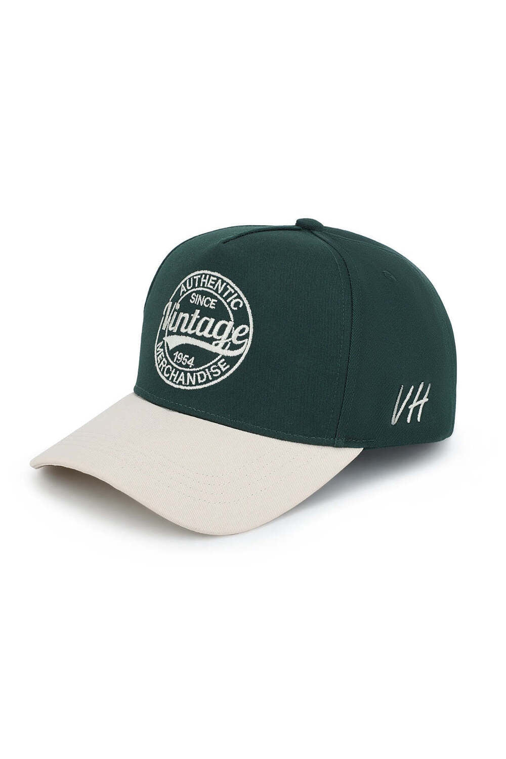 Vintage Havana Vintage Havana Trucker Hat for Women & Men – Green & Tan Adjustable Cap – Embroidered - Authentic Vintage Merchandise