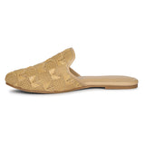 Andrea - Beige Mules