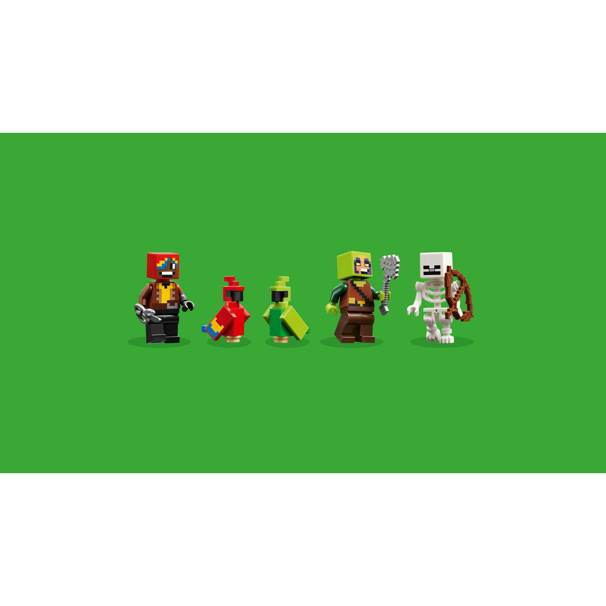 LEGO® Minecraft® the Parrot Houses, Buildable Video-Game Set 21282