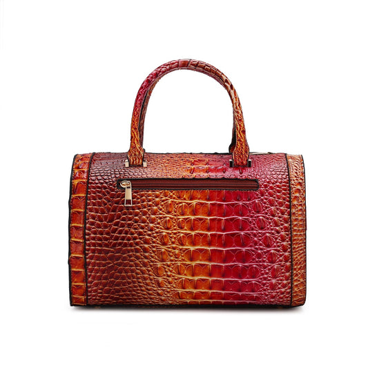 Eleanor Gradient Croc Shoulder Bag